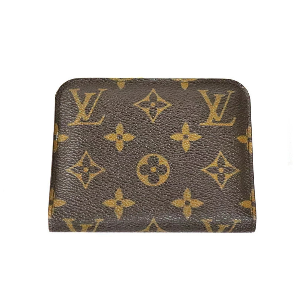 Louis Vuitton Coin Purse Insolite Leather Brown